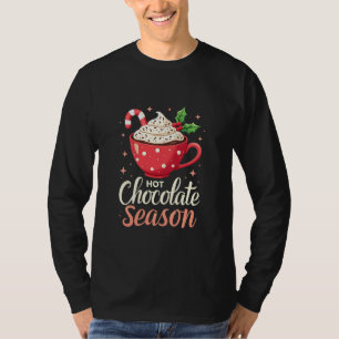 Heiße Schokolade Weihnachtsliebhaber T-Shirt