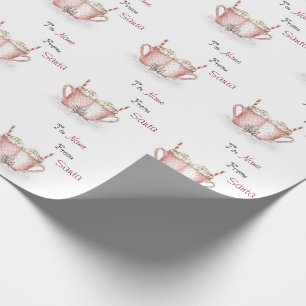 Heiße Schokolade zu und von Weihnachten Winter Geschenkpapier
