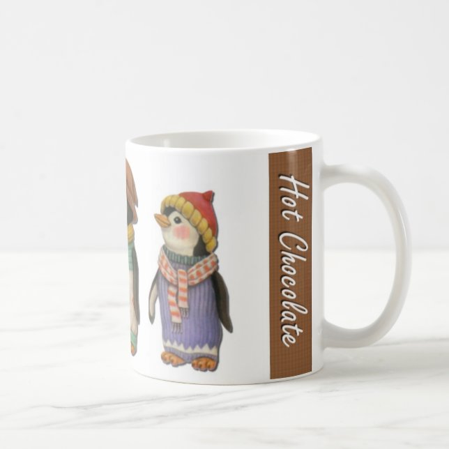 Heiße Schokoladepenguin-Tasse Tasse (Rechts)