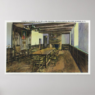 Heiße Schuss-Batterie-Kanone über Niagara-Mund Poster