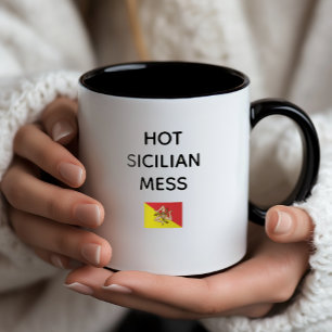Heiße sizilianische Unordnung Tasse