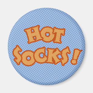 Heiße Socken Magnet