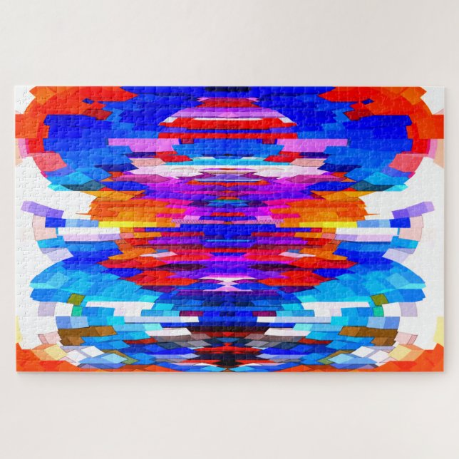 Heiße Stadt-Tag-Kunst Puzzle (Horizontal)