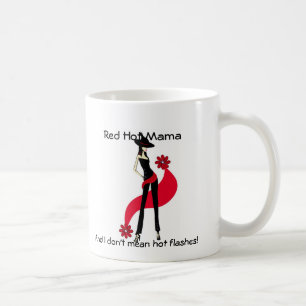 Heiße Tasse der Diva der Mutter-heiße Blitze für