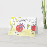 HEISSE TOMATE-GEBURTSTAGS-KARTE