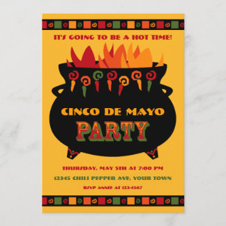 Heiße u. würzige Party Einladung