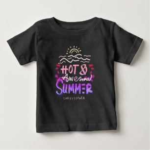 Heiße und Phantastische Sommer-Individuelle Name Baby T-shirt