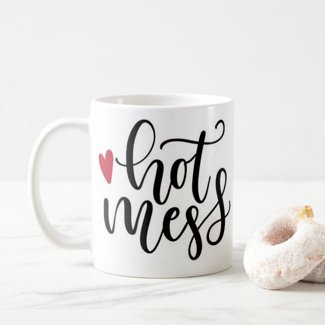 Heiße Verwirrungs-Kaffee-Tasse Kaffeetasse (Mit Donut)