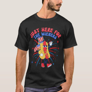 Heiße Wurst, ich bin nur wegen der Würstchen hier T-Shirt