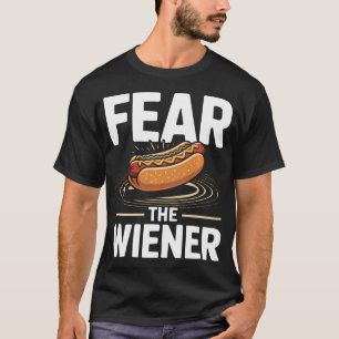 Heiße Würstchen Ketchup Wurst Hot Dog Essen Schnel T-Shirt