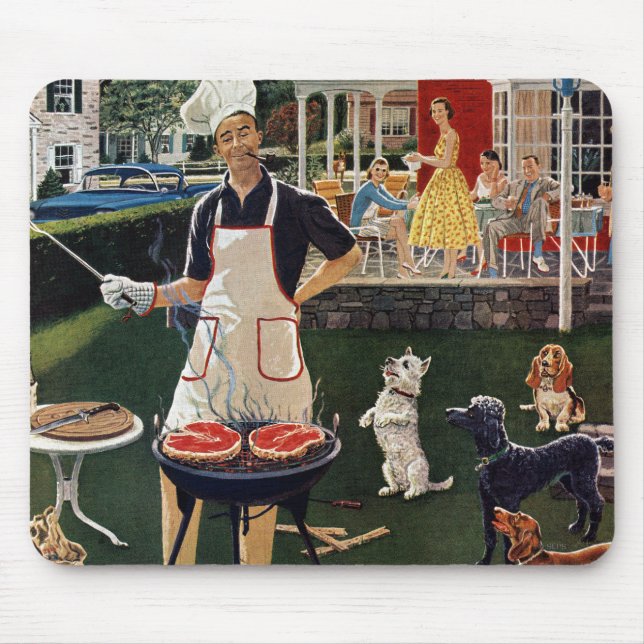 Heiße Würstchen Mousepad (Vorne)