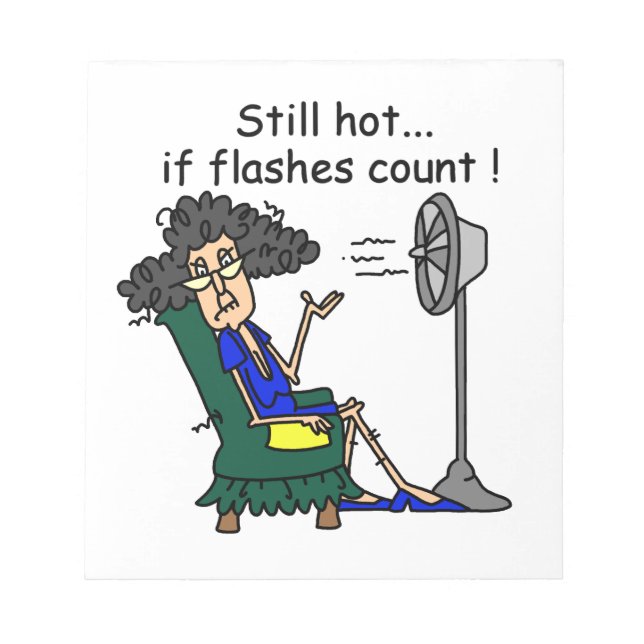 Heißer Blitz-Spaß Notizblock (Vorderseite)