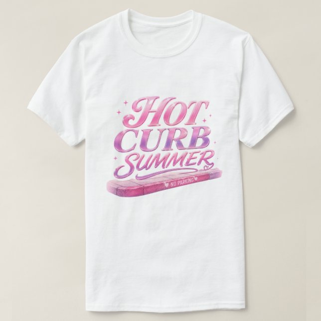 Heißer Bordstein Sommer T-Shirt (Design vorne)