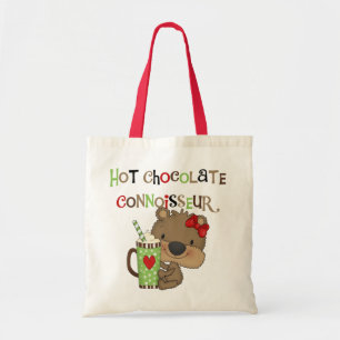 Heißer ChocolateConoisseur Mädchen-Bär Tragetasche