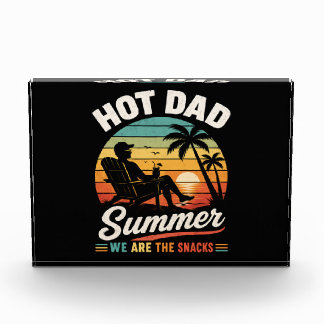 Heißer Dad Sommer Wir sind die Snacks Fotoblock