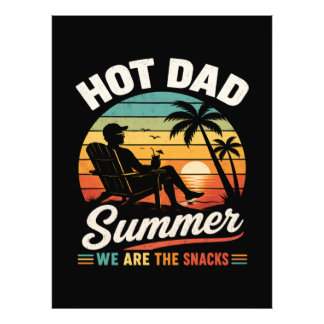 Heißer Dad Sommer Wir sind die Snacks Fotodruck