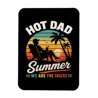 Heißer Dad-Sommer Wir sind die Snacks Magnet