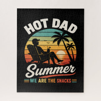 Heißer Dad Sommer Wir sind die Snacks Puzzle
