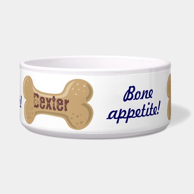 Heißer Diggity_Bone Appetite_personalized Napf (Vorderseite)