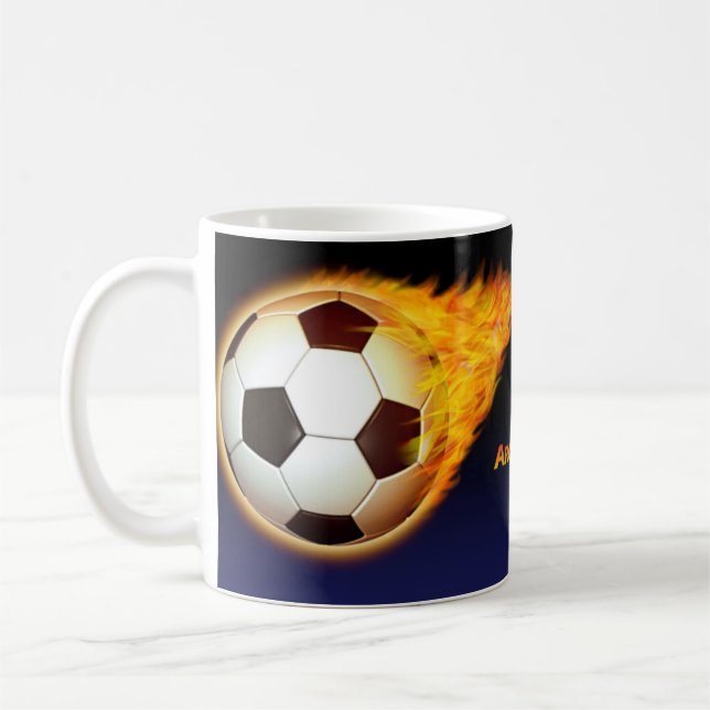 Heißer Fußball Argentiniens Tasse (Links)