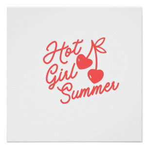 Heißer GIrl Sommer Poster