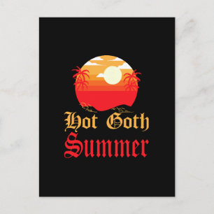 heißer Goth-Sommer Postkarte