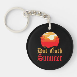 heißer Goth-Sommer Schlüsselanhänger