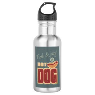 Heißer Hund Trinkflasche