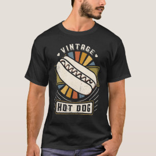 Heißer Hund Vintage Klassiker Retro Liebe T-Shirt