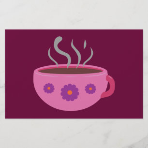 heißer Kaffee Briefpapier