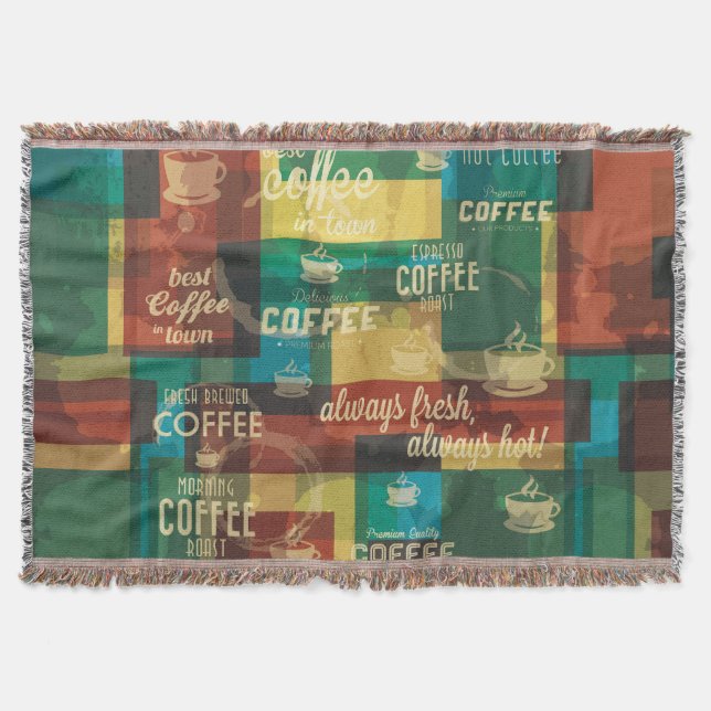 Heißer Kaffee Decke (Vorderseite)