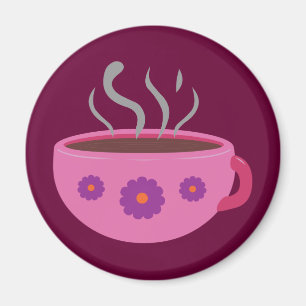 heißer Kaffee Magnet