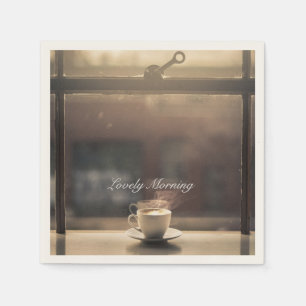Heißer Kaffee-Papierservietten Serviette