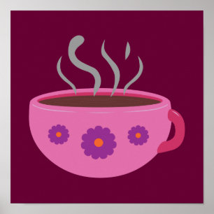 heißer Kaffee Poster