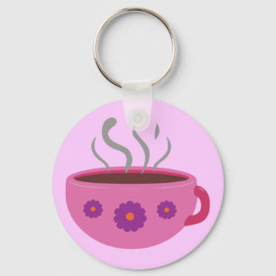 heißer Kaffee Schlüsselanhänger