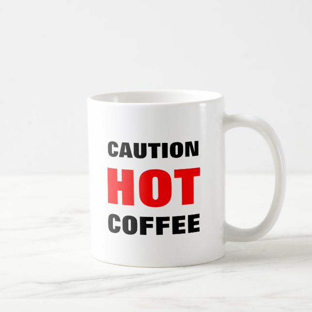 HEIßER KAFFEE Tasse (Rechts)