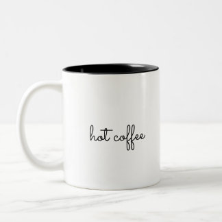 heißer Kaffee Zweifarbige Tasse