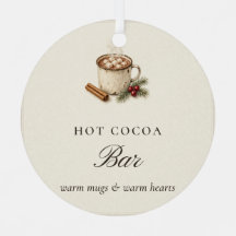 Heißer Kakao-Bar-Weihnachtsschmuck