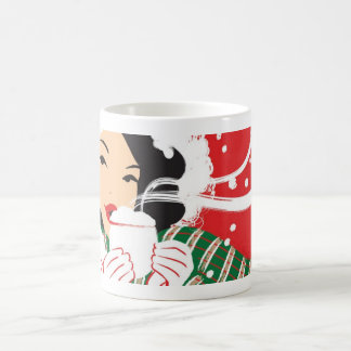 Heißer Kakao-volle Verpackungs-Tasse Tasse