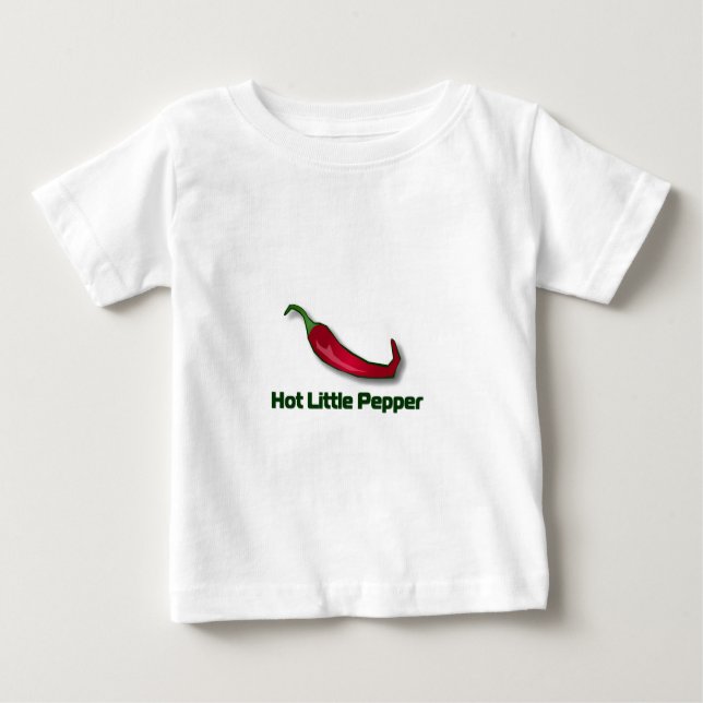 Heißer kleiner Pfeffer Baby T-shirt (Vorderseite)