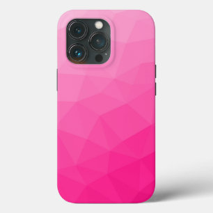 Heißer rosa Farbverlauf Geometrisches Maschenmuste Case-Mate iPhone Hülle