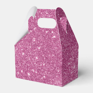 Heißer Rosa Glitter Funkeln Geschenkschachtel