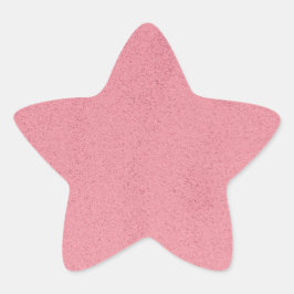 Heißer Rosa Wirrwarr Stern-Aufkleber