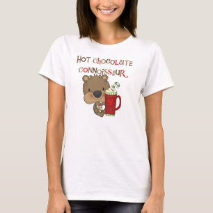 Heißer-Schokolade-Kenner-Jungenbär T-Shirt
