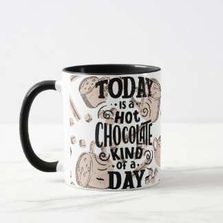 Heißer Schokoladentag Tasse