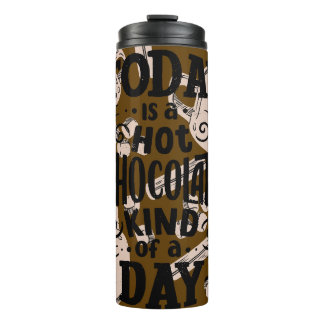 Heißer Schokoladentag-Thermal-Tumbler Thermosbecher