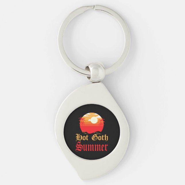 heißer Sommer Schlüsselanhänger (Vorderseite)