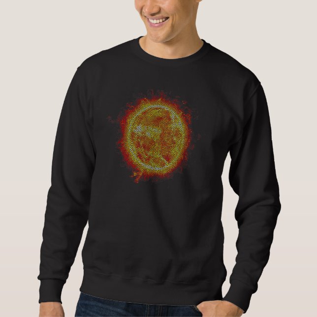 Heißer Sonnenschummerungseffekt Sweatshirt (Vorderseite)