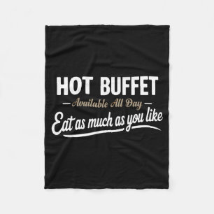 Heißes Buffet den ganzen Tag verfügbar. Essen Sie  Fleecedecke