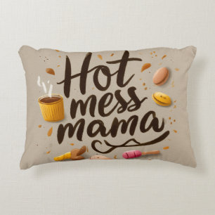 heißes Chaos Mama-Akzent-Kissen Dekokissen